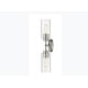 preview thumbnail 2 of 1, Nickel 2Light Sconce/Vanity Modern Light