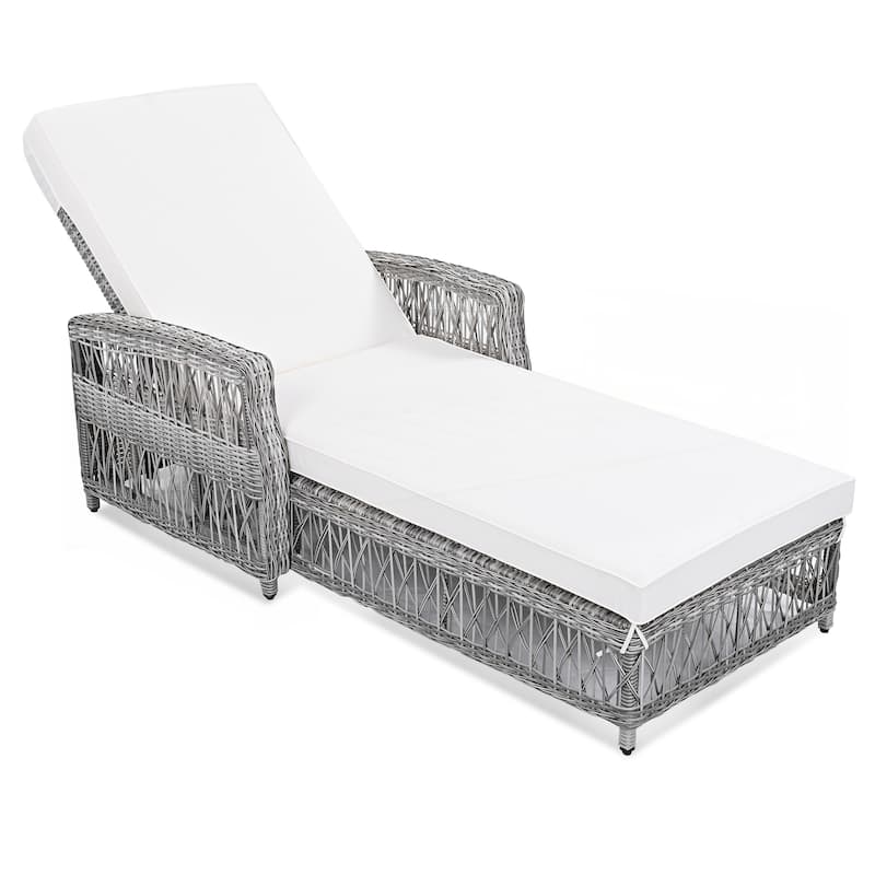 2 Pieces Long Reclining Chaise