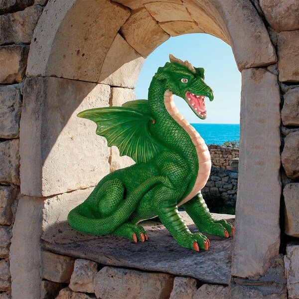 Design Toscano Ormarr Dragon, Monster of the Drawbridge Moat Statue