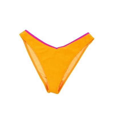 Frankies Bikinis Women's Enzo Terry Swim Bottom Separates Swimsuit (M, Sundown)