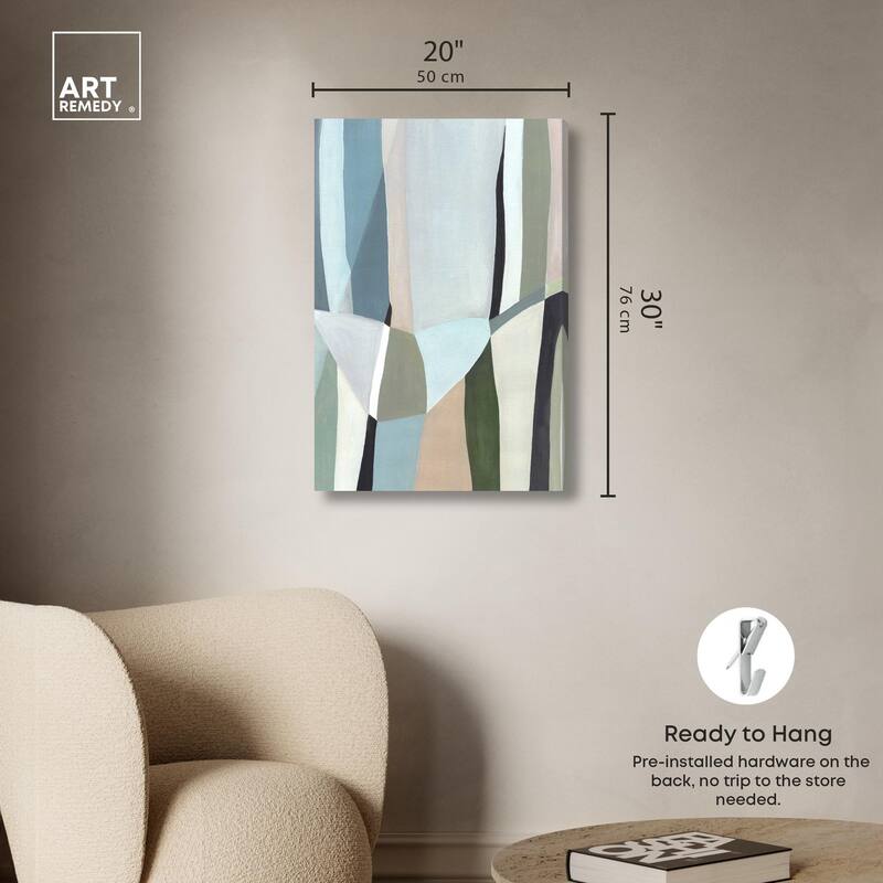 Abstract Fragments II Canvas by Art Remedy, Gallery Wrapped