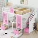 preview thumbnail 17 of 26, Full-Over-Full Bunk Bed with Changeable Table , Bunk Bed Turn into Upper Bed and Down Desk