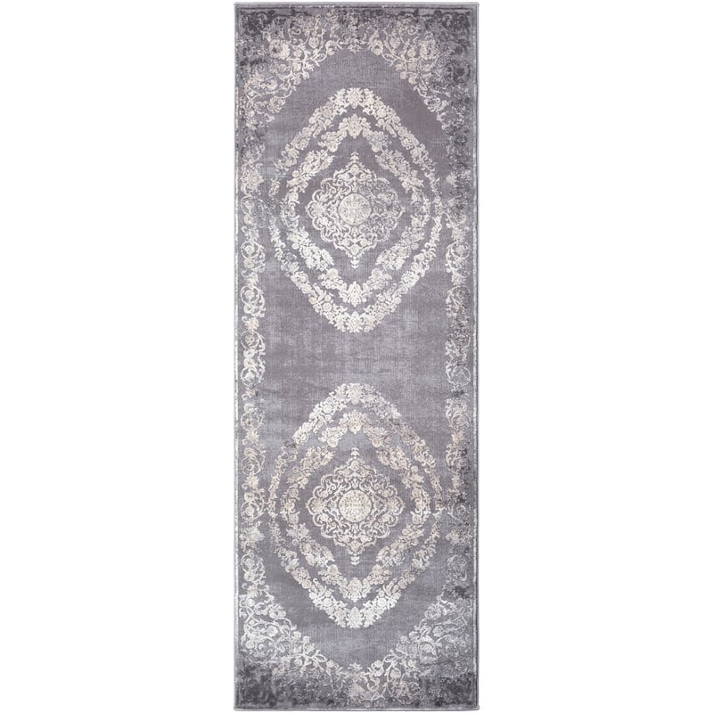 Livabliss Torrie Floral Medallion Area Rug