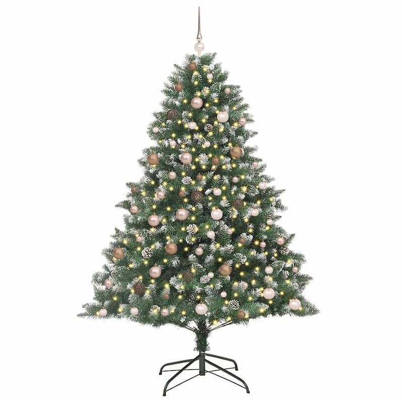 vidaXL Artificial ChristmasTree with Stand Gree PVC
