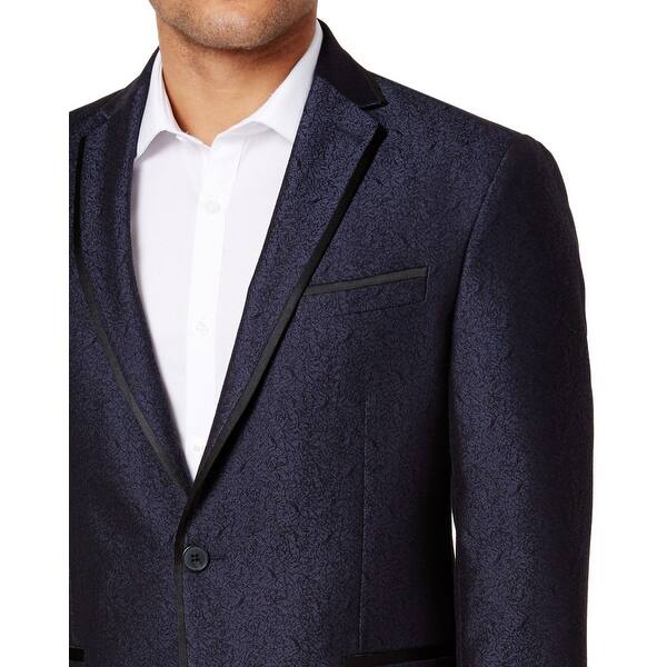 Shop Kenneth Cole Reaction Mens Slim Fit Shine Dinner Jacket 40