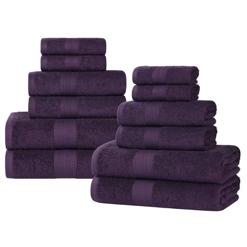 Superior Eco-Friendly Sustainable Cotton 12-Piece Bathroom Towel Set