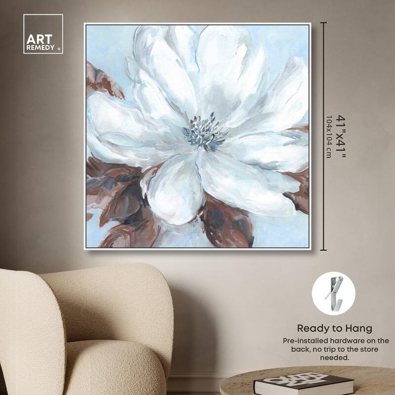 Delicate Blooms II Canvas by Art Remedy