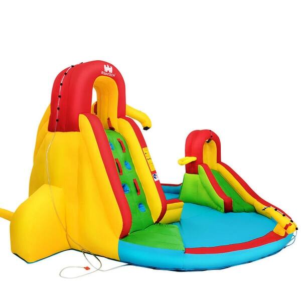 slide 2 of 10, Kids Gift Inflatable Water Slide Bounce Park with 480 W Blower - 189" x 165.5" x 92" (L x W x H) Kids