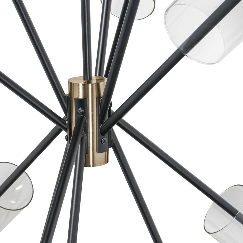Everly 6 Light Chandelier Modern Sputnik Chandelier - 38 x 38 x 20