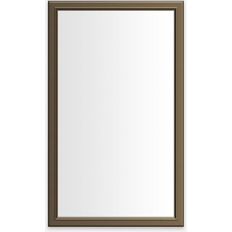 Robern D2C2440D4BMTM Main Line 23-1/4" x 39-3/8" Framed Single Door - Brushed Bronze - Bronze Finish