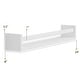 preview thumbnail 9 of 8, Wallniture Utah 24" Wood Floating Shelves for Wall, White, Set of 2