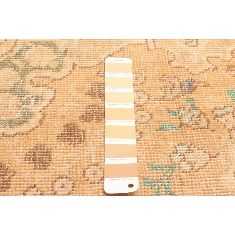 ECARPETGALLERY Hand-knotted Antalya Vintage Beige Wool Rug - 3'3 x 4'8