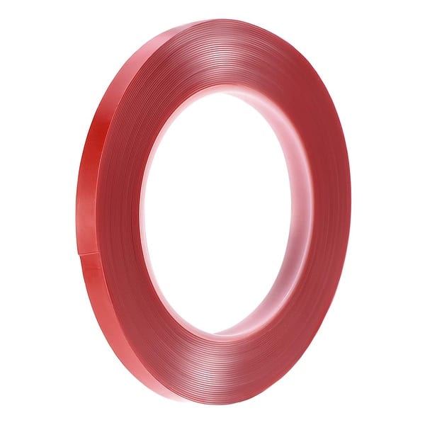 5 16 X16ft Acrylic Double Sided Adhesive Tape 1mm Thickness With Red Film Clear W Red Protect Film Overstock
