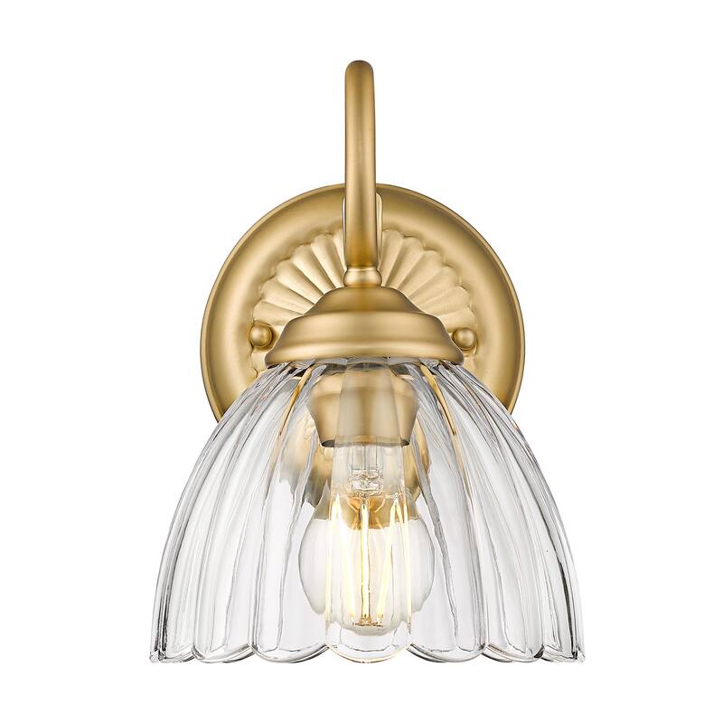 Golden Lighting Audra 1-light Wall Sconce in Brushed Champagne Brass