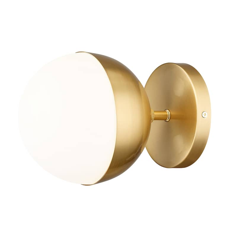 Z-Lite 7517-1S Realm Sphere 7" Tall Bathroom Sconce