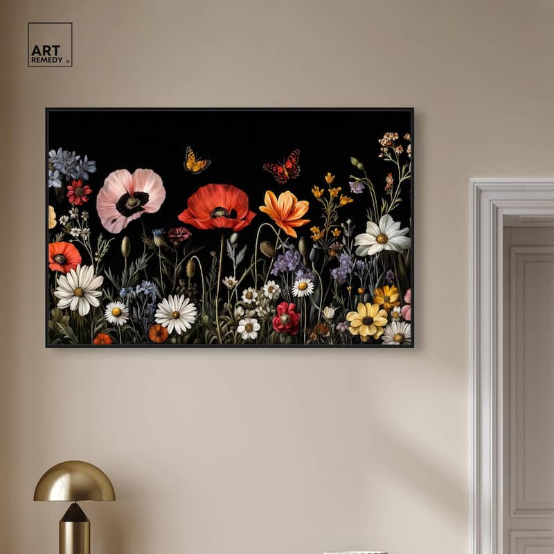Wildflower Panorama Canvas by Art Remedy