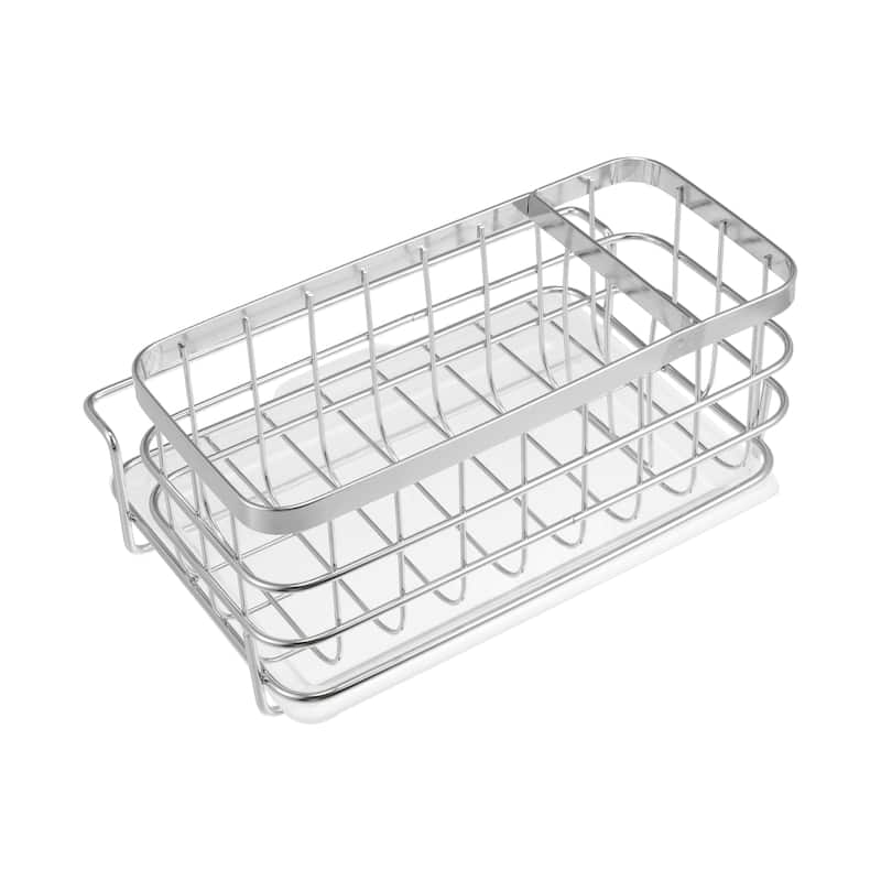 Stainless Steel Sink Caddy Organizer Sink Caddy 8.07"x5.90"x3.98"