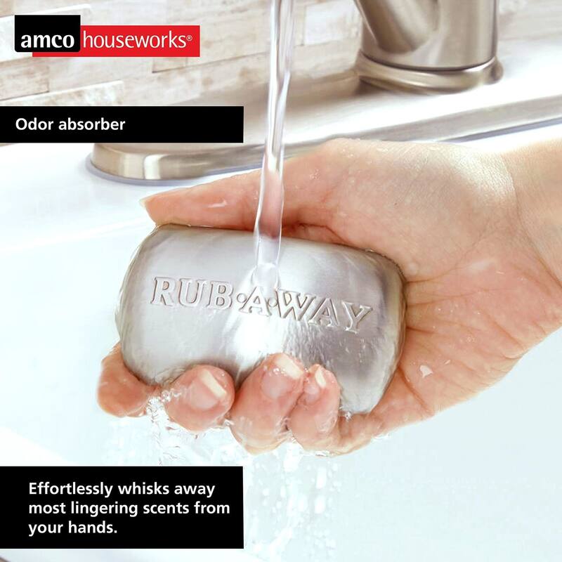 Amco Set of 2 Rub a Way Bars - Silver - Mini and Original