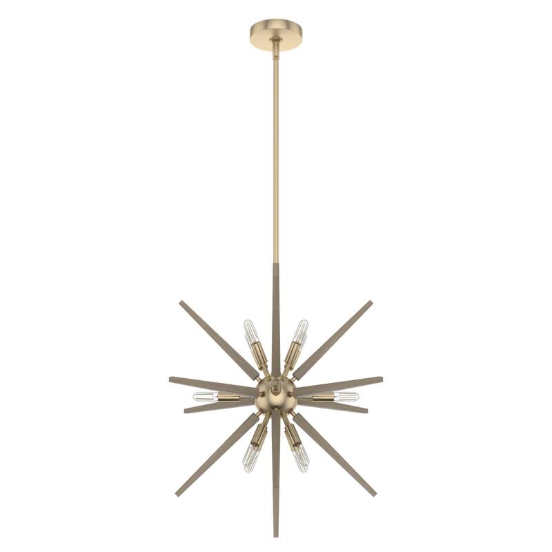 Hunter Jupiter Star Pendant - Entry, Dining Room - Mid-Century Modern, Sputnik