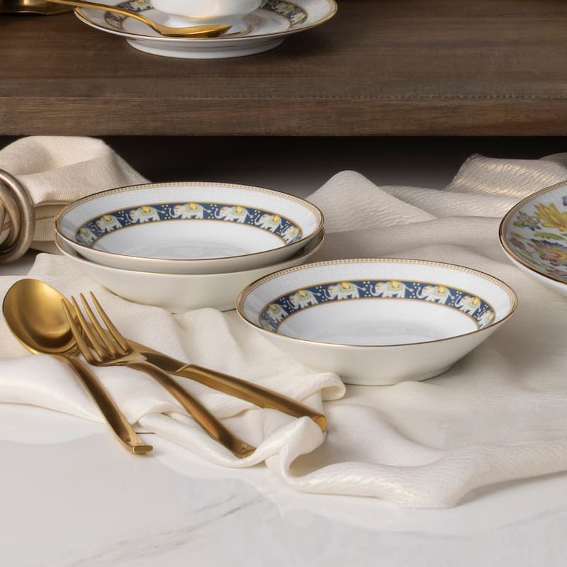 Tusker Garden Set of 4 Fruit Bowls, 5.50", 4 oz.