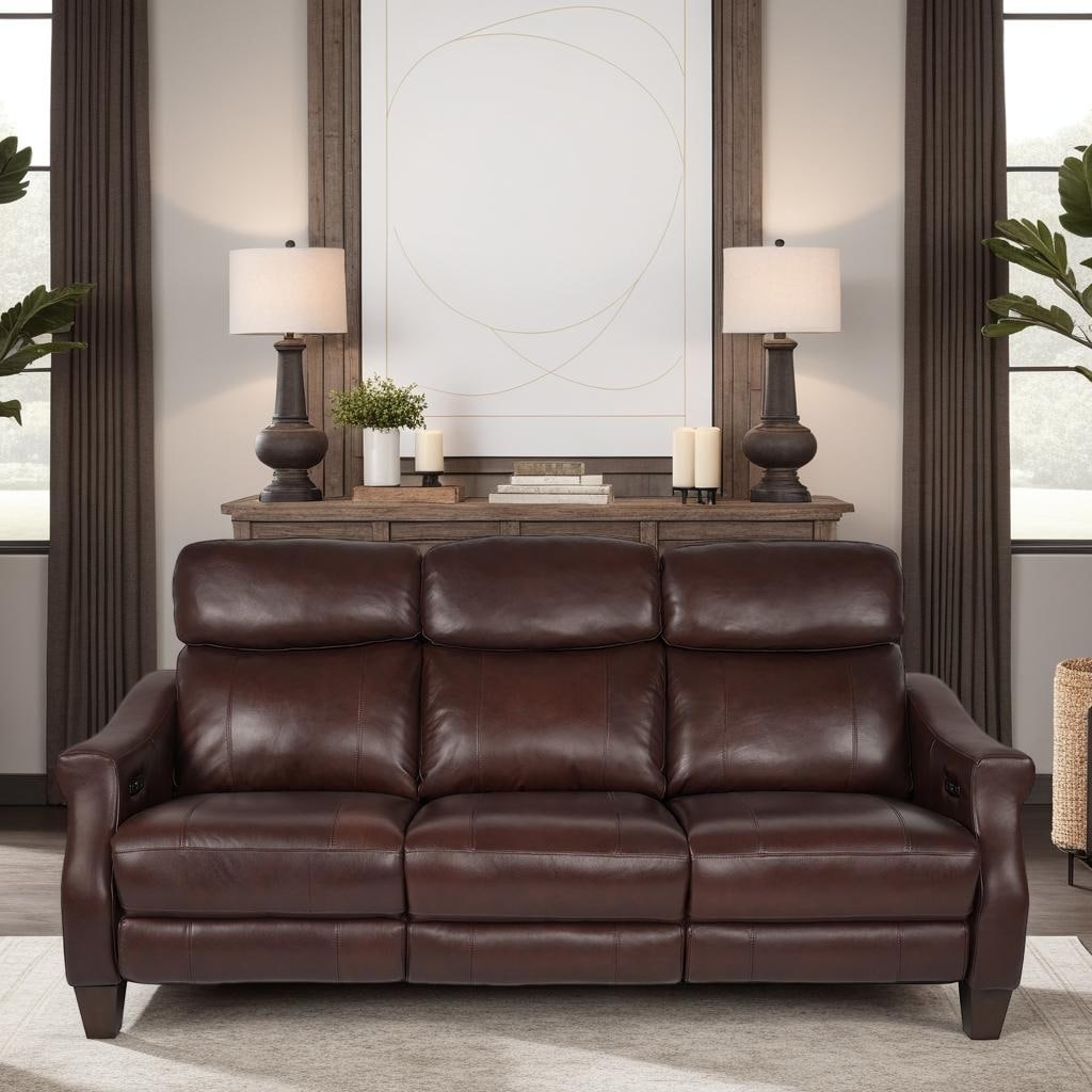 Felicity 84" Zero Gravity Leather Power Reclining Sofa with USB Ports