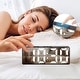 preview thumbnail 3 of 6, Dimmable LED Alarm Clock, 3-Level Brightness, Dual Alarms, Voice Control,6.3"Lx1.2"Wx2.4"H - 6.3"L x 1.2"W x 2.4"H