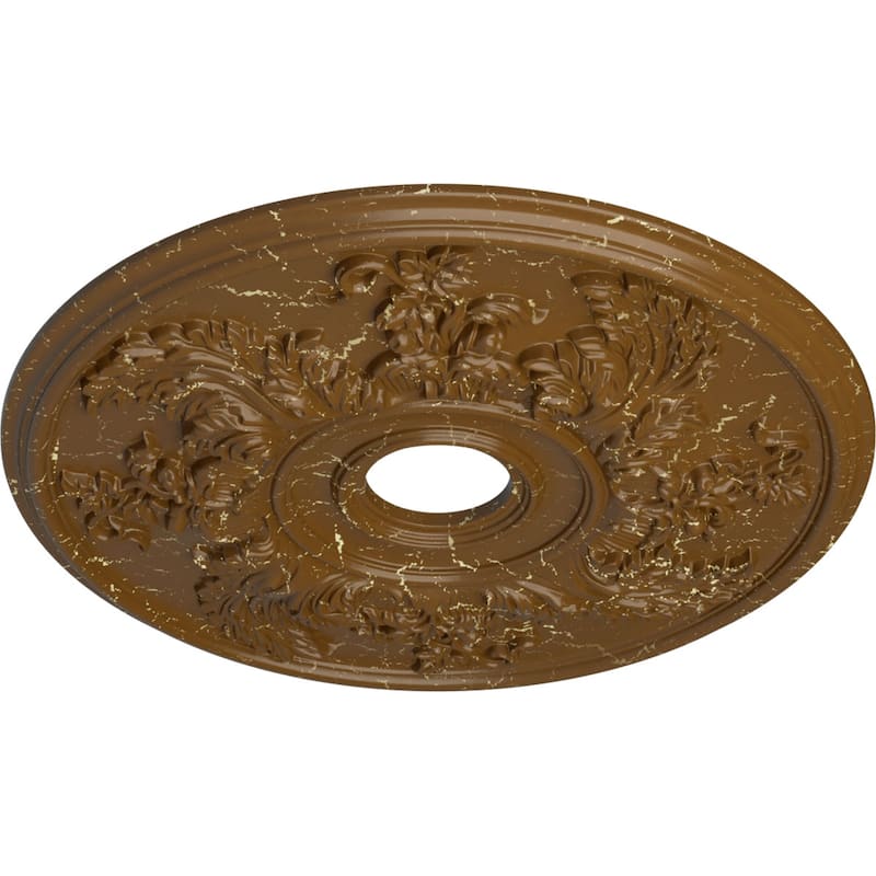 23 5/8"OD x 4 5/8"ID x 1 7/8"P Acanthus Twist Ceiling Medallion