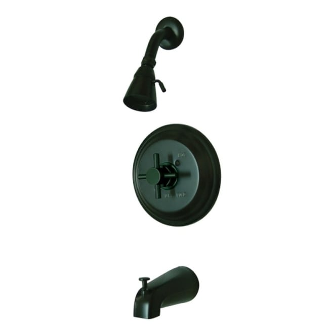 Kingston Brass Concord Tub and Shower Trim with Single Function Shower