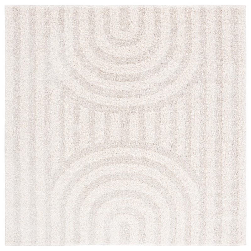 SAFAVIEH Norway Berniece Mid-Century Modern Rug - 6'7" Square
