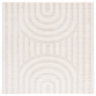 SAFAVIEH Norway Berniece Mid-Century Modern Rug - 6'7" Square