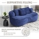 preview thumbnail 3 of 93, Lazy Bean Bag Sofa - High Back Lounger Chair for Adults & Kids, Soft Indoor for Relaxing