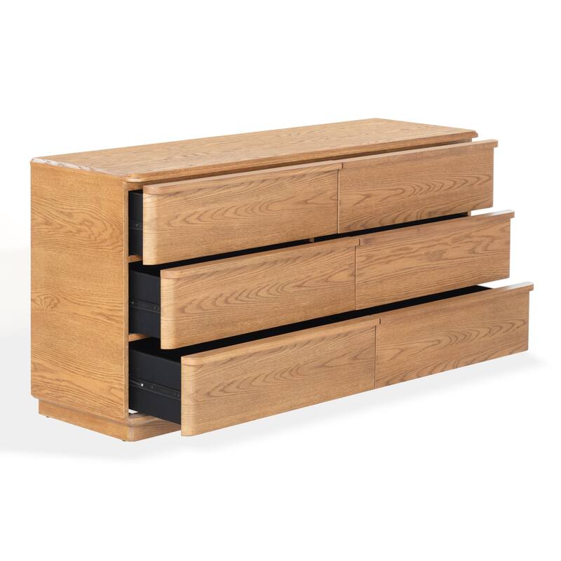 SAFAVIEH Couture Guillermo 6-Drawer Wood Dresser