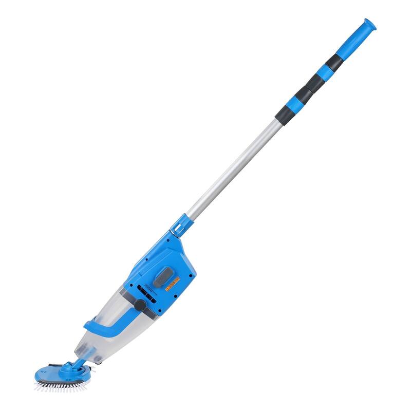 Cordless Rechargeable Pool Vacuum Cleaner 4000mAh Battery, 60 Min Runtime - 76.0 x 10.2 x 6.1 in