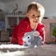 preview thumbnail 4 of 3, Dimple Baby Bunny Plush 2-Pack - Soft Grey Stuffed Animals for Babies, Toddlers, Cuddly Toys for Boys and Girls, Ages 0 and Up