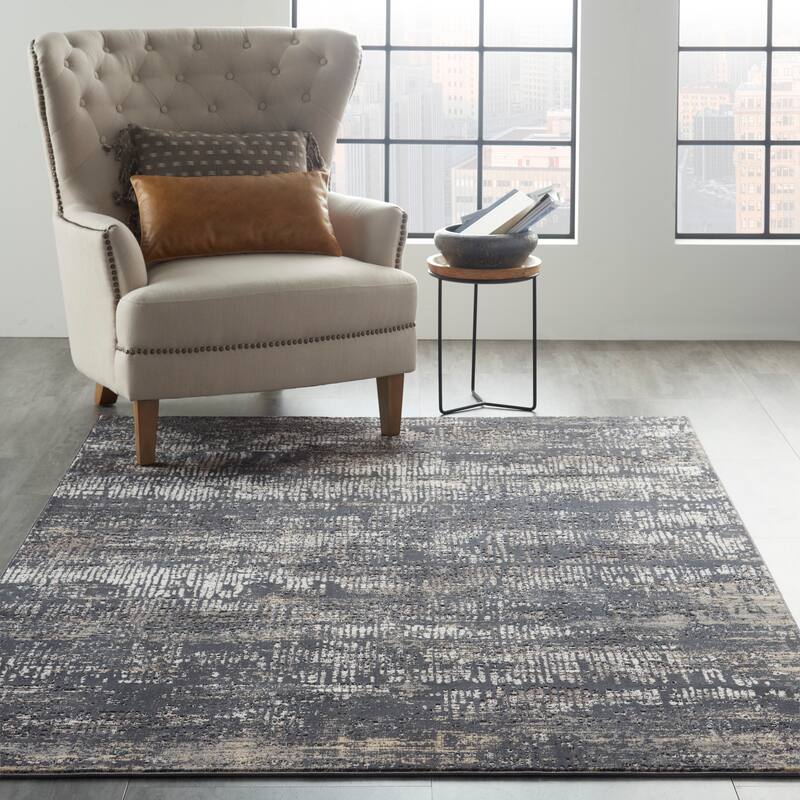 Michael Amini MA90 Uptown Abstract Area Rug