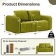 preview thumbnail 37 of 63, Cloud Sofa Corduroy Deep Seat Couch Oversized Compression Loveseat Sofa