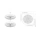 Dowell Lazy Susan 18" Diameter - 360 Degree Double Rack Stainless Steel
