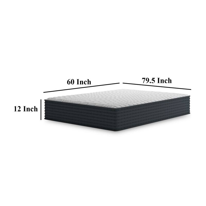 Deny Queen Mattress, Infused Gel Memory Foam, Plush Support 12 Inch
