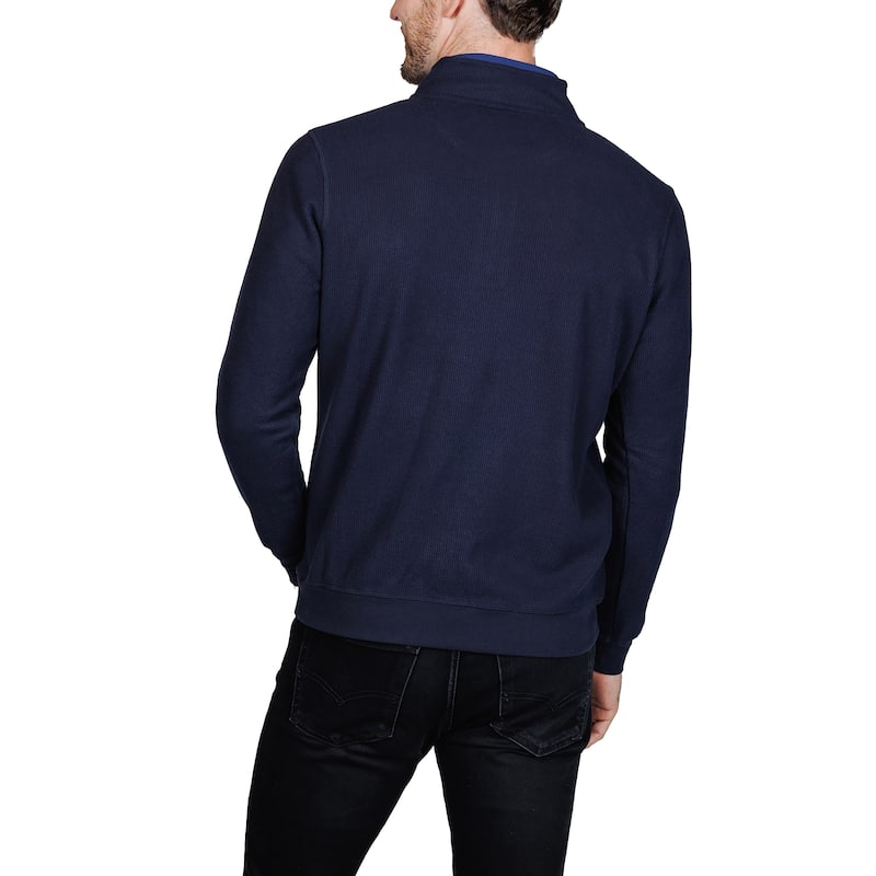Tailorbyrd Men's Cozy Knit Quarter Zip Pullover