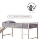 preview thumbnail 15 of 18, Avenue Greene Junior Metal Twin Loft Bed with Slide