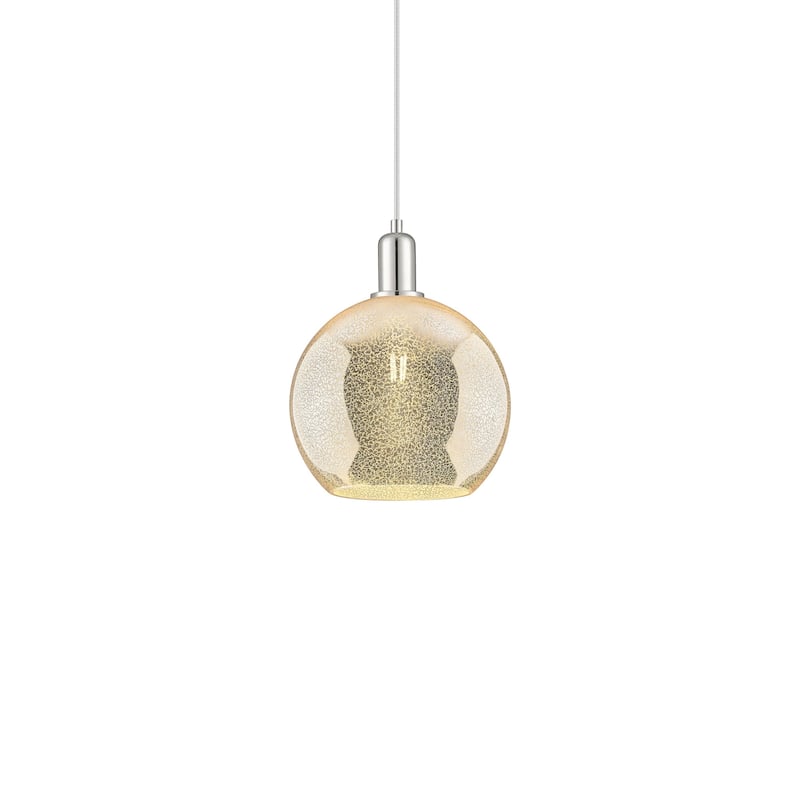 Innovations Lighting 716-1P-13-10 Athens Pendant Athens 10" Wide Mini - Polished Nickel / Mercury