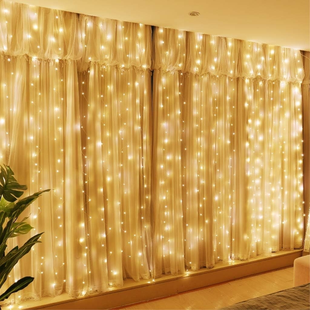 Usb curtain lights top