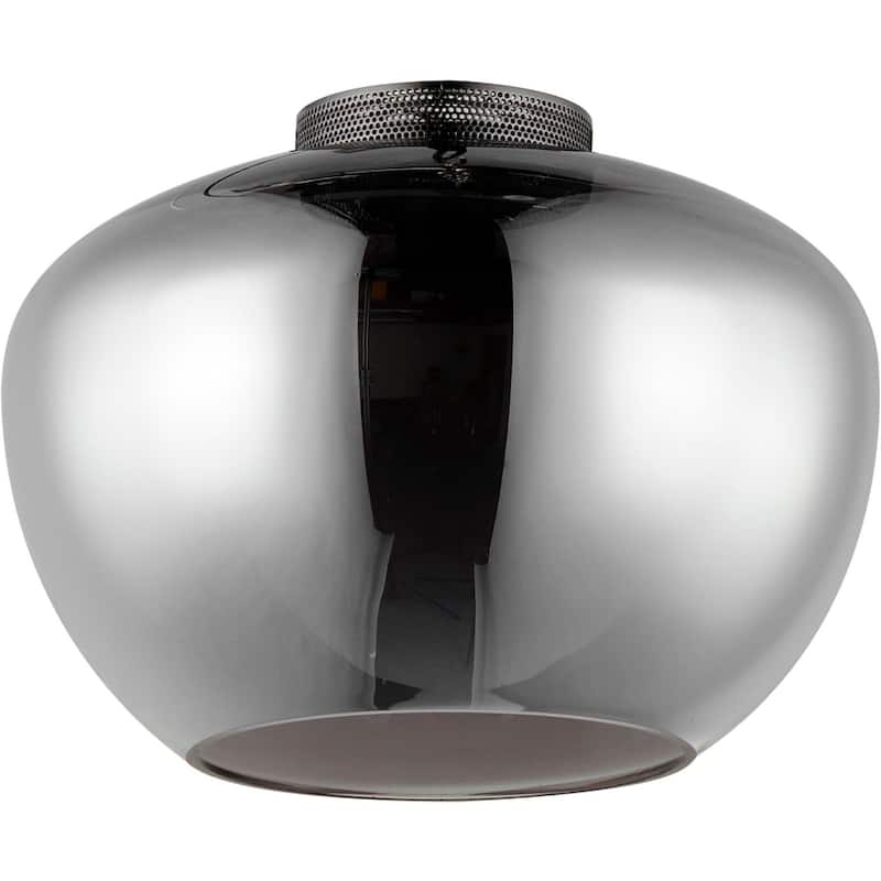 Studio M SM31084MSK Incognito 14" Wide LED Flush Mount Ceiling Fixture - Gunmetal