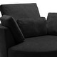 preview thumbnail 20 of 60, Upholstered Accent Swivel Barrel Armchair Club Chair with Pillows
