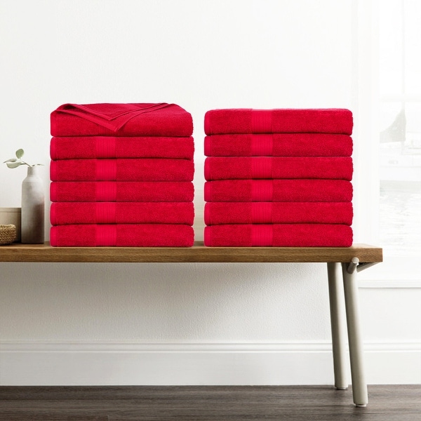 Black and Red Bath Towels in 6 Sizes Red Roses Made Just for You by August  Ave Towels, Bathroom Hand and Bath Towels in Black White and Red 