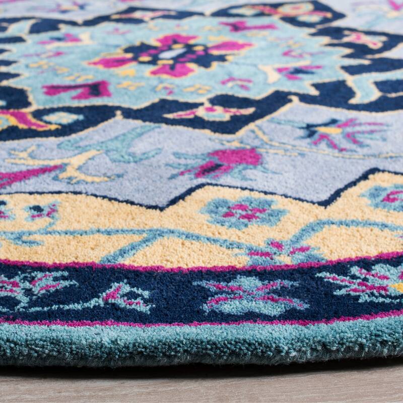 SAFAVIEH Handmade Bellagio Toma Modern Oriental Wool Rug