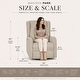preview thumbnail 64 of 64, Madison Park Candace Power Recliner 3-in-1 with Swivel, Glider, USB Ports