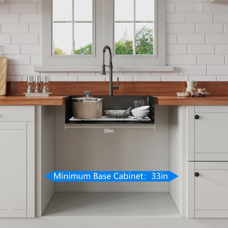Drop In Kitchen Sink 16 Gauge Stainless Steel Workstation Sink
