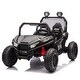 preview thumbnail 1 of 96, Kids 24V Ride-On UTV with 400W Power, Remote Control, Bluetooth, and Music Features for Ages 3+, Speed Up to 4.97MPH Black