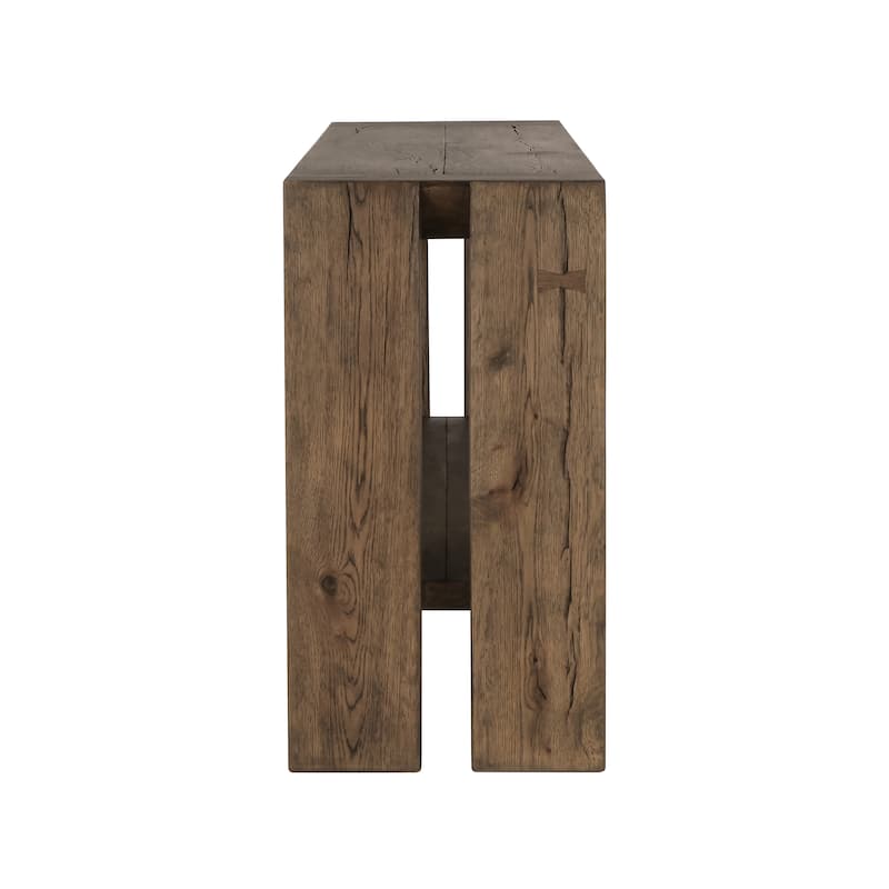 Classic Home Troy Oak Console Table